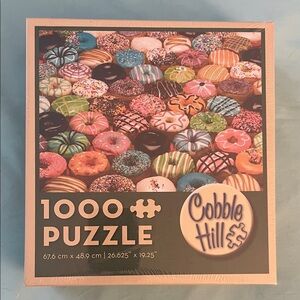 NEW Cobble Hill 🍩 Doughnuts 1000 Piece Jigsaw Puzzle 🧩